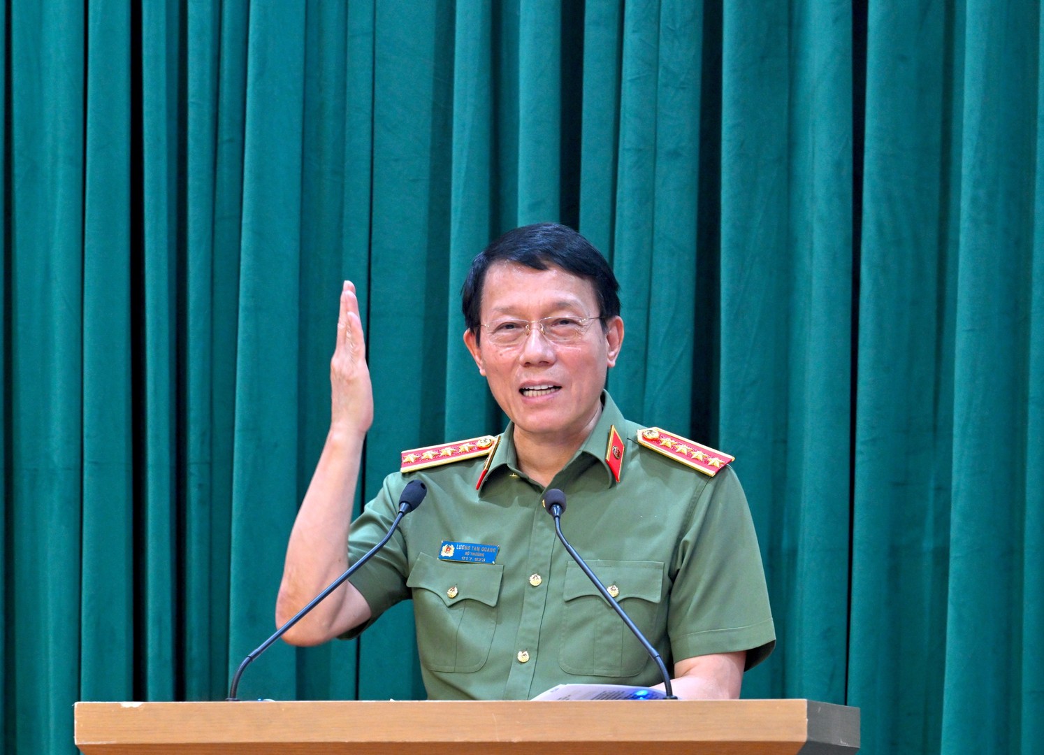 Lực lượng Công an nhân dân tiếp tục phát huy vai trò gương mẫu, đi đầu, phấn đấu hoàn thành xuất sắc mọi nhiệm vụ được giao